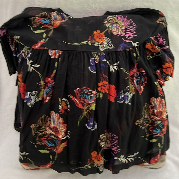 Free people black with multi colored - Picture 4 of 4